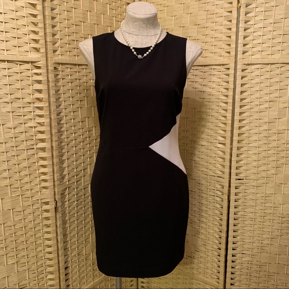 Black & white, sheath dress